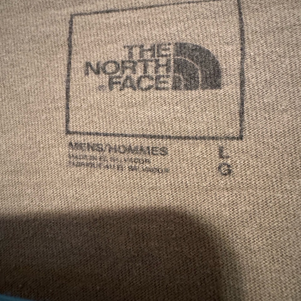 The North Face Men's Olive T-Shirt size lg army green. 2/26/b 39 - Picture 5 of 7
